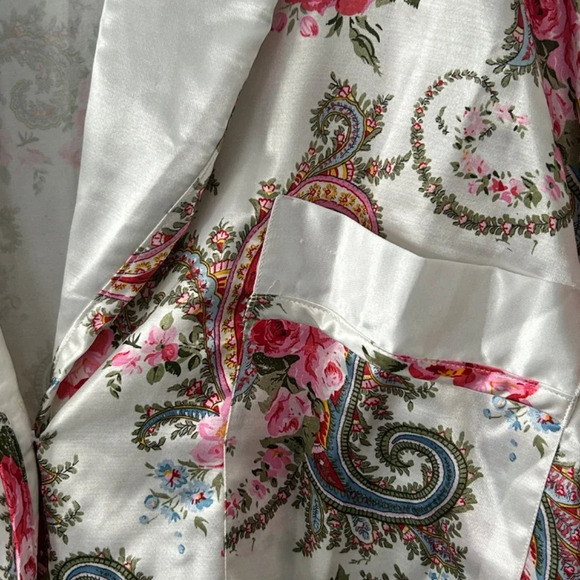 Kathryn Floral Button Night Shirt Sz M - Picture 3 of 9